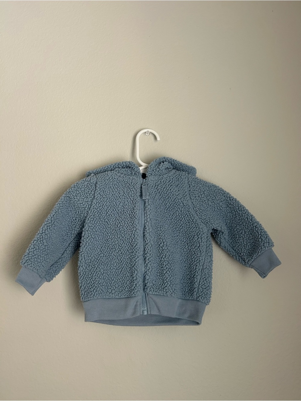 Carter's Light Blue Sherpa Zip-Up Hoodie